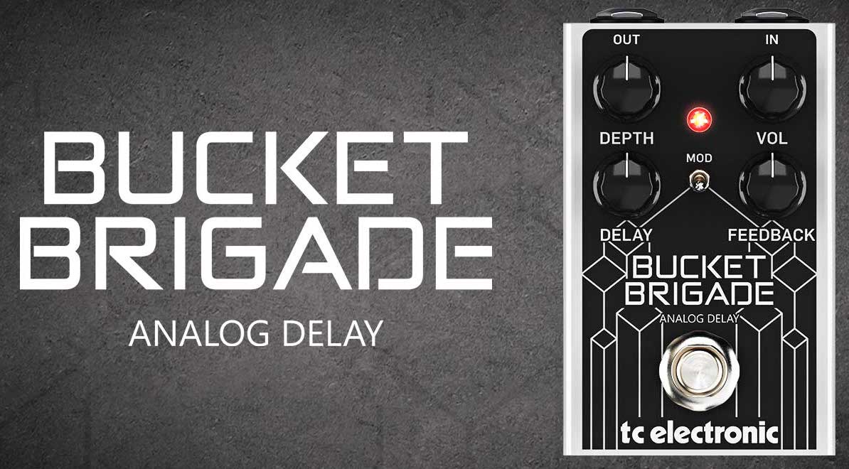 El nuevo TC Electronic Bucket Brigade es un pedal de delay analógico